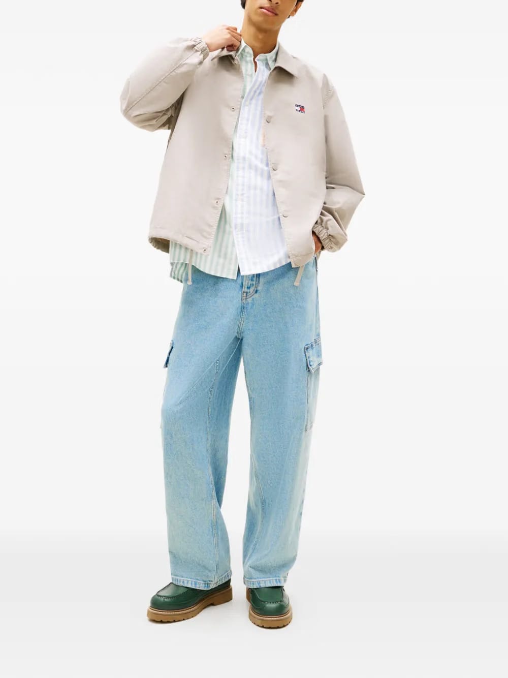 logo-patch overshirt