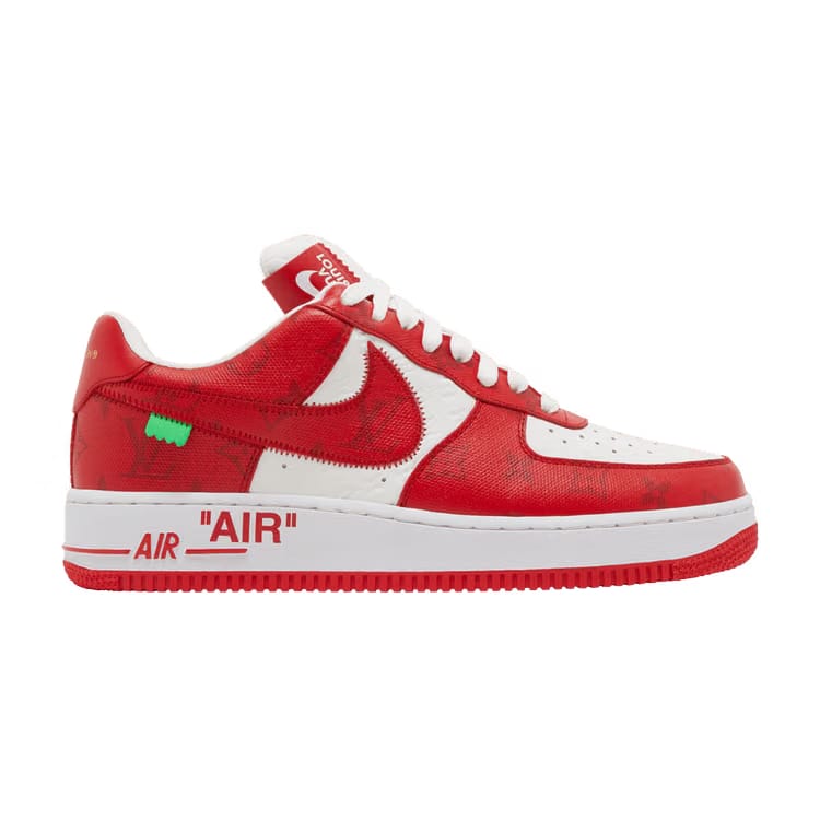 Louis Vuitton x Air Force 1 Low White Comet Red