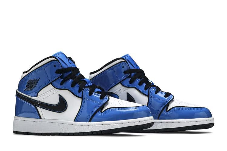 Jordan 1 Mid Signal Blue GS