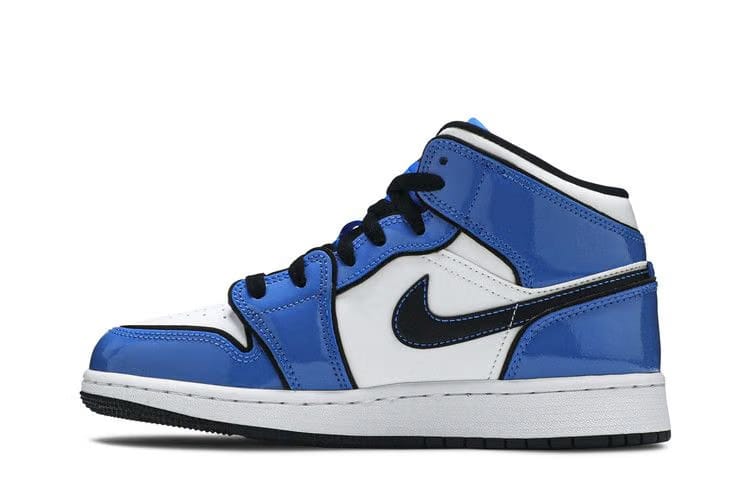 Jordan 1 Mid Signal Blue GS