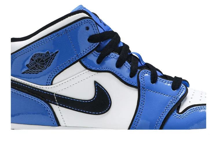 Jordan 1 Mid Signal Blue GS