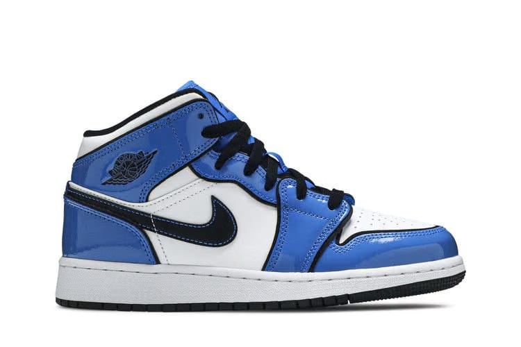 Jordan 1 Mid Signal Blue GS