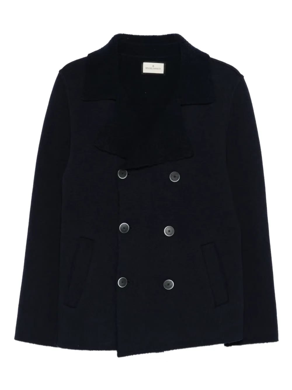 double-breasted peacoat