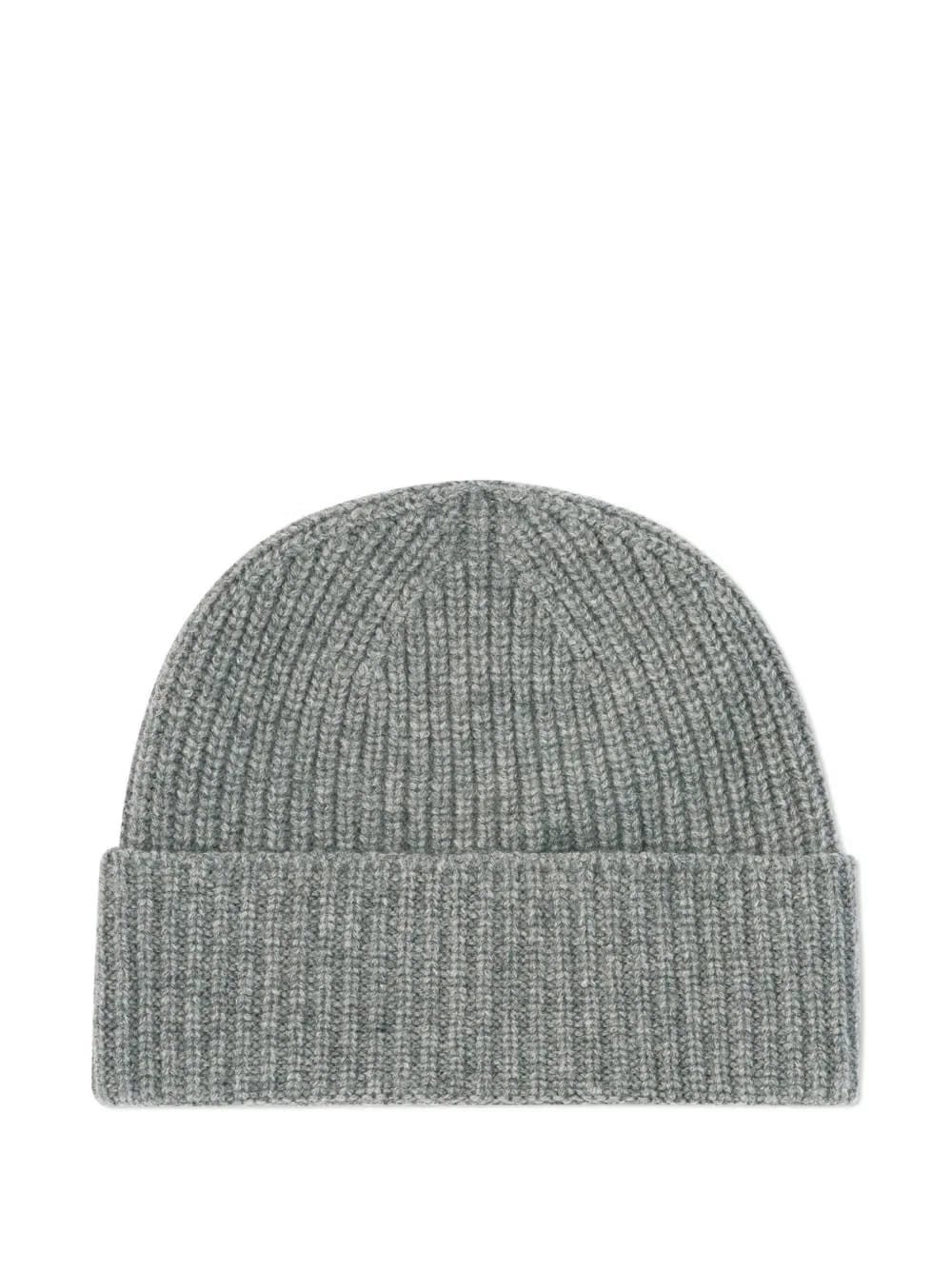 ribbed cashmere beanie
