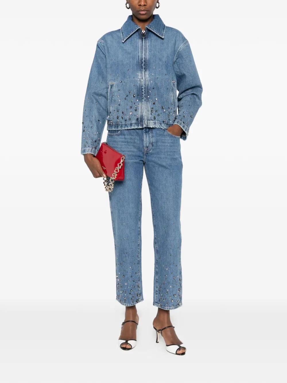 Calie embellished jeans