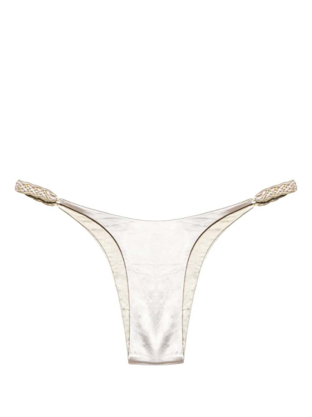 braided-straps reversible bikini bottoms