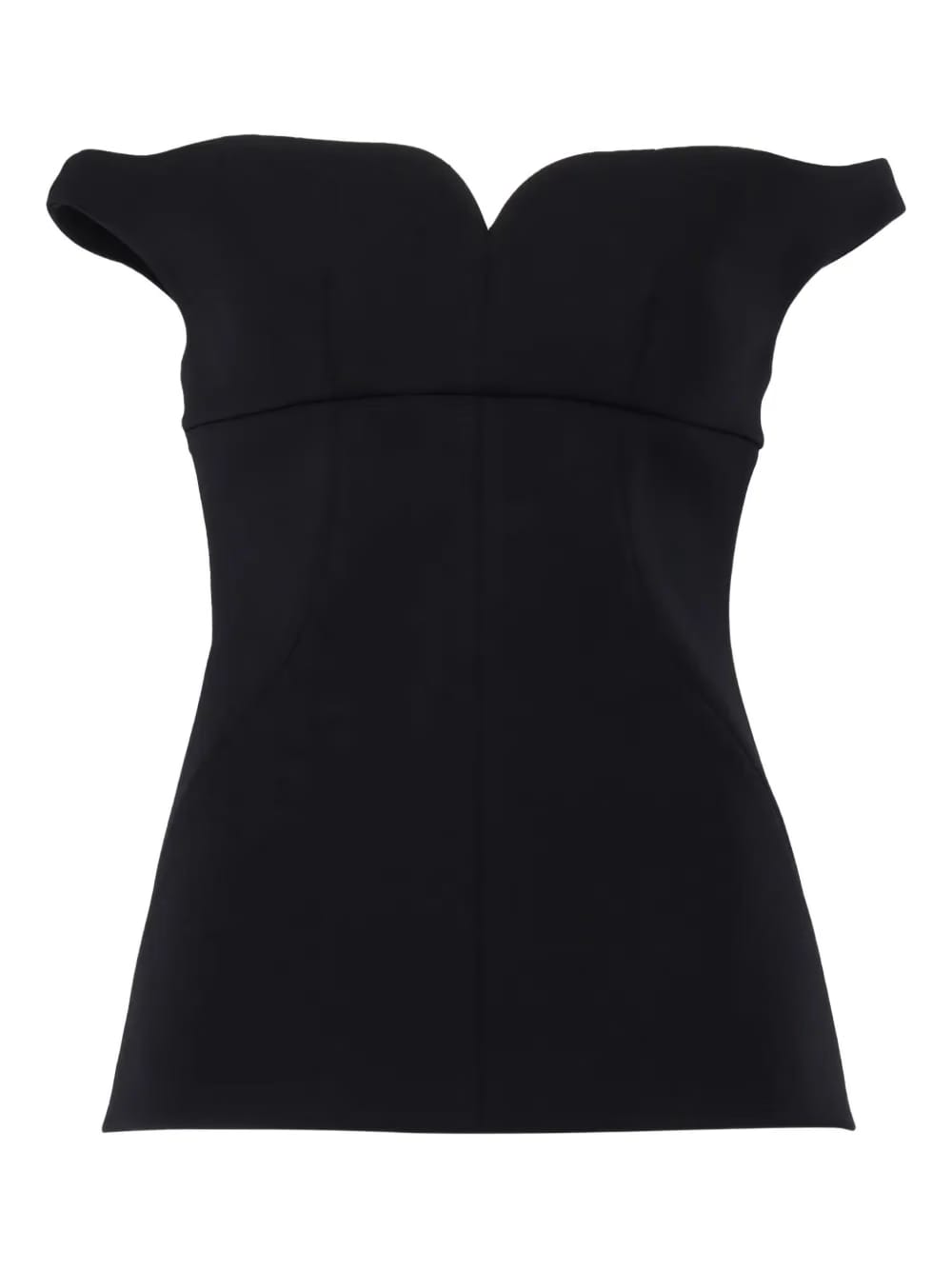 sweetheart-neckline blouse