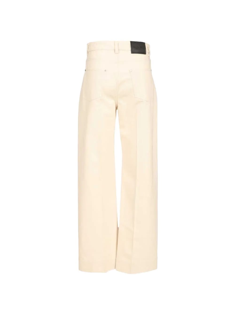 panelled wide-leg jeans