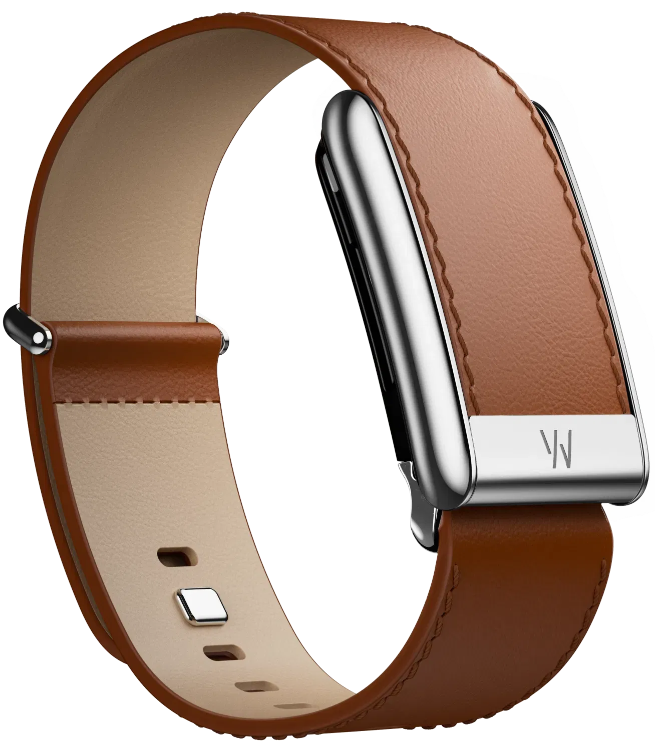 Whoop 5.0 Peak LeatherLuxe (CHESTNUM/CREAM WITH TITANIUM)