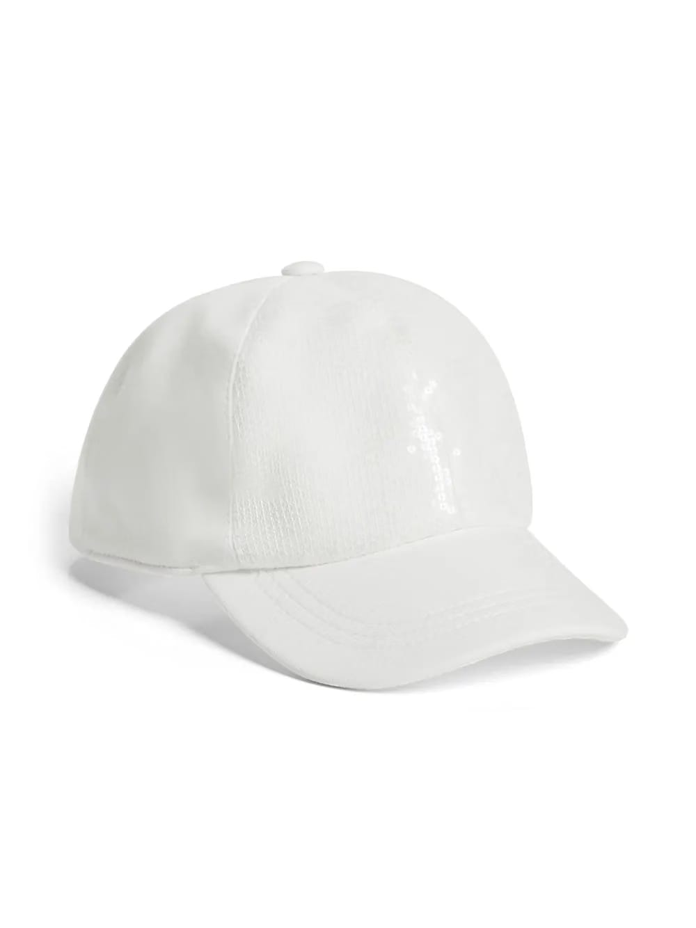 sequin-embellished cap