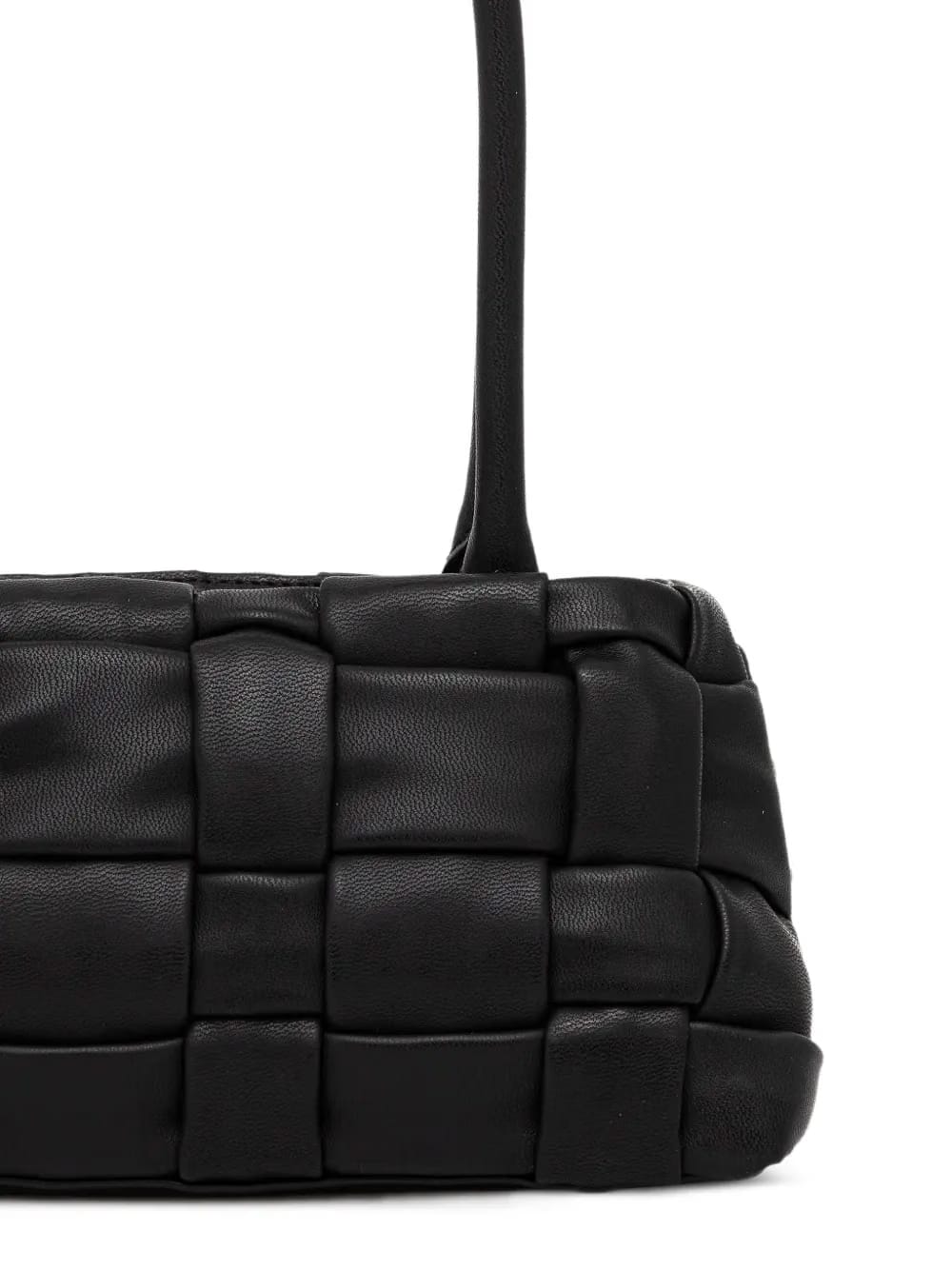Marion woven charm tote bag