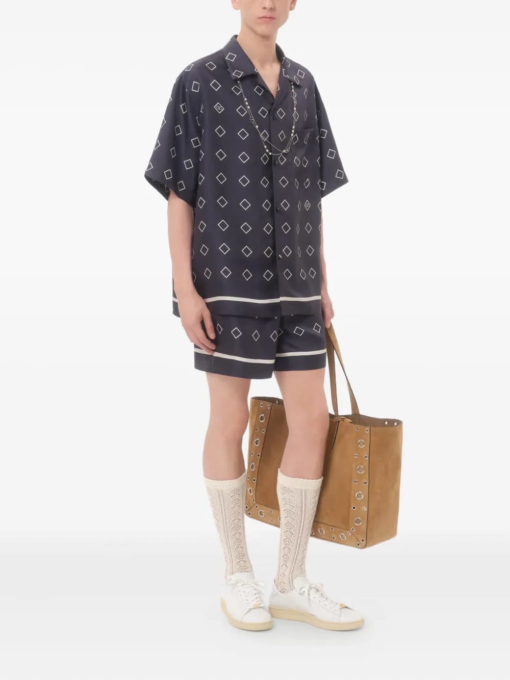 Opticool-print shorts