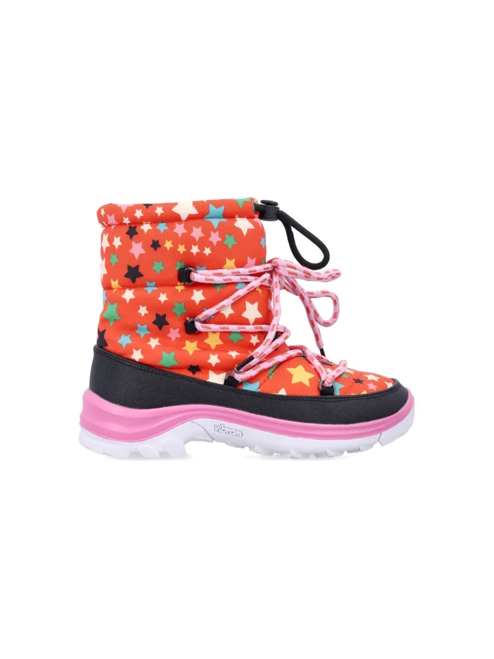 star-pattern snow boots
