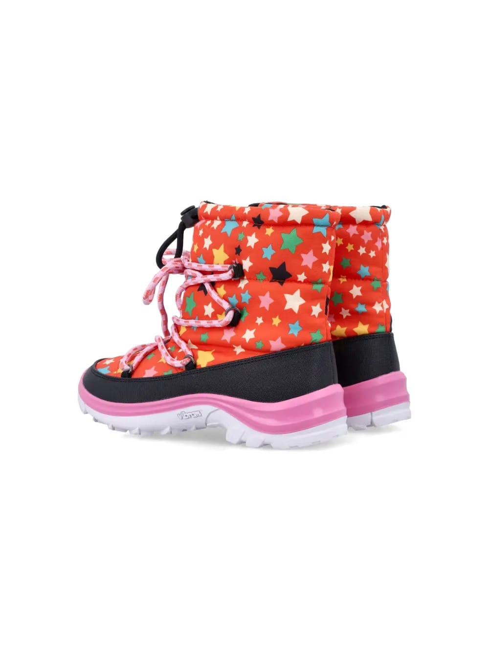 star-pattern snow boots