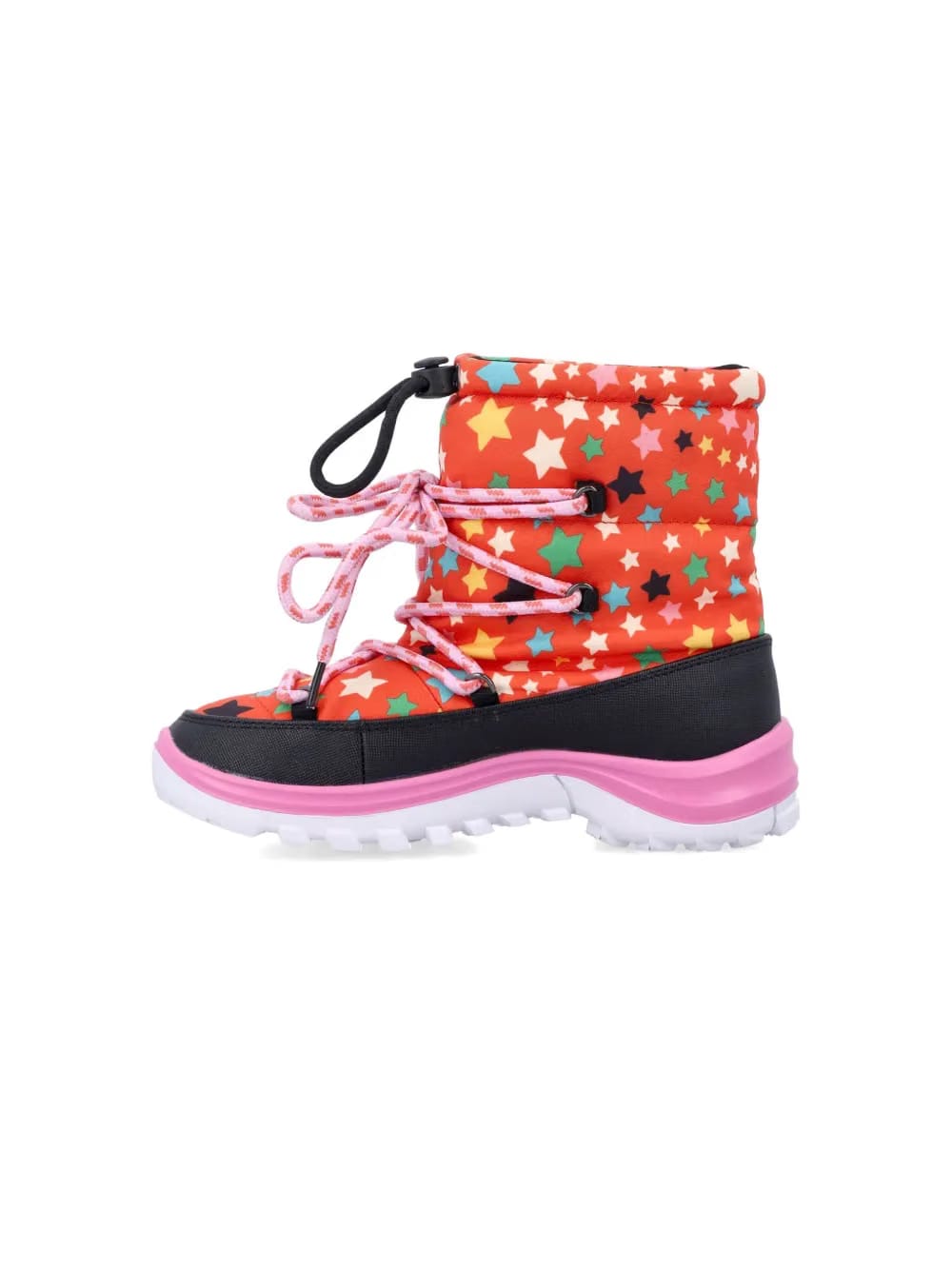 star-pattern snow boots