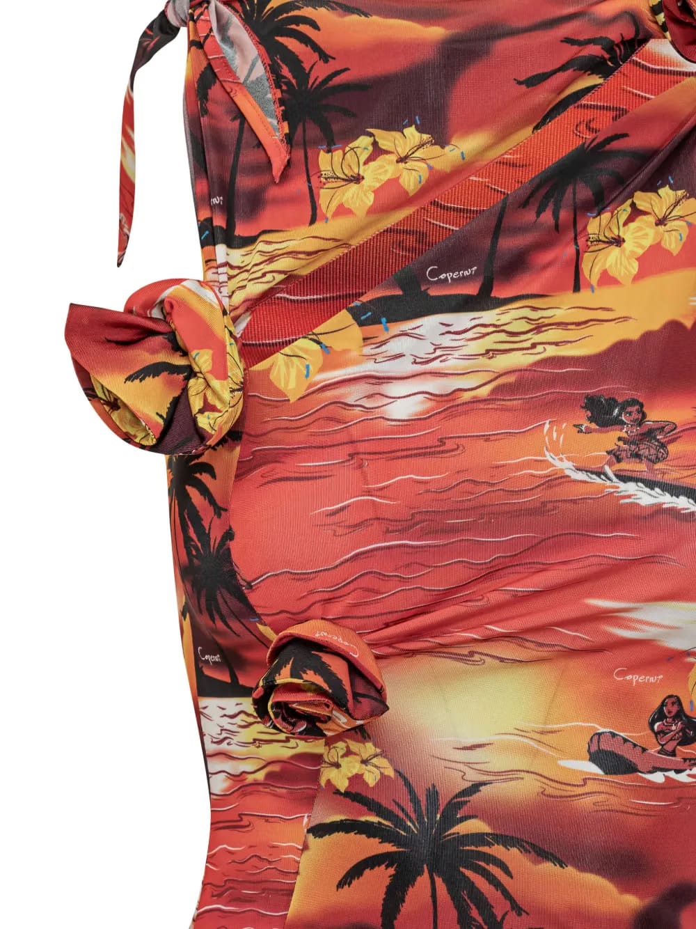 x Disney tropical-print dress