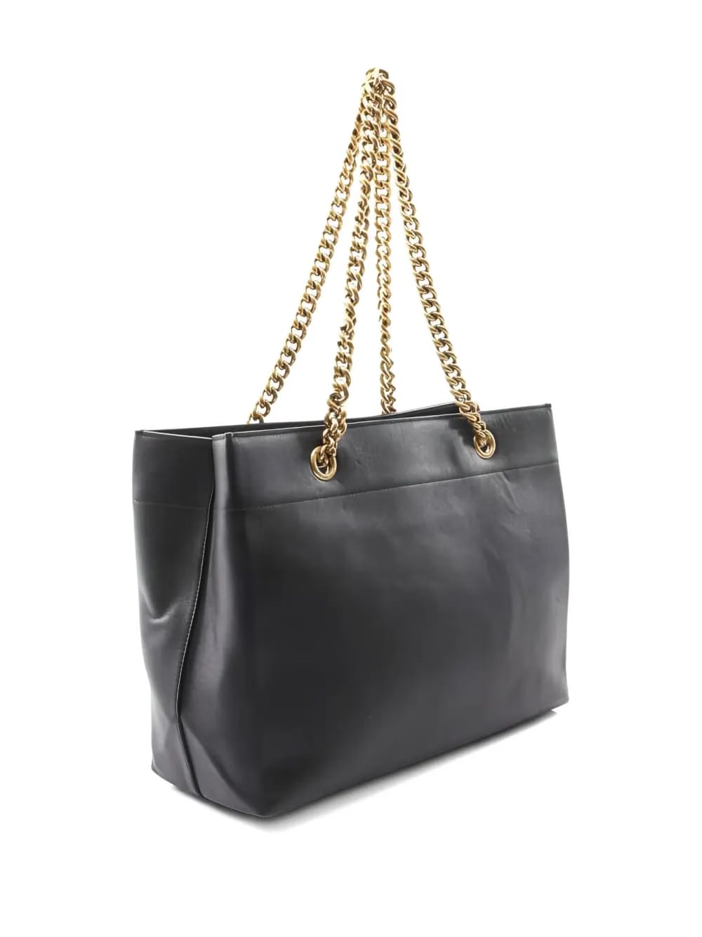 2010s chain leather shoulder bag