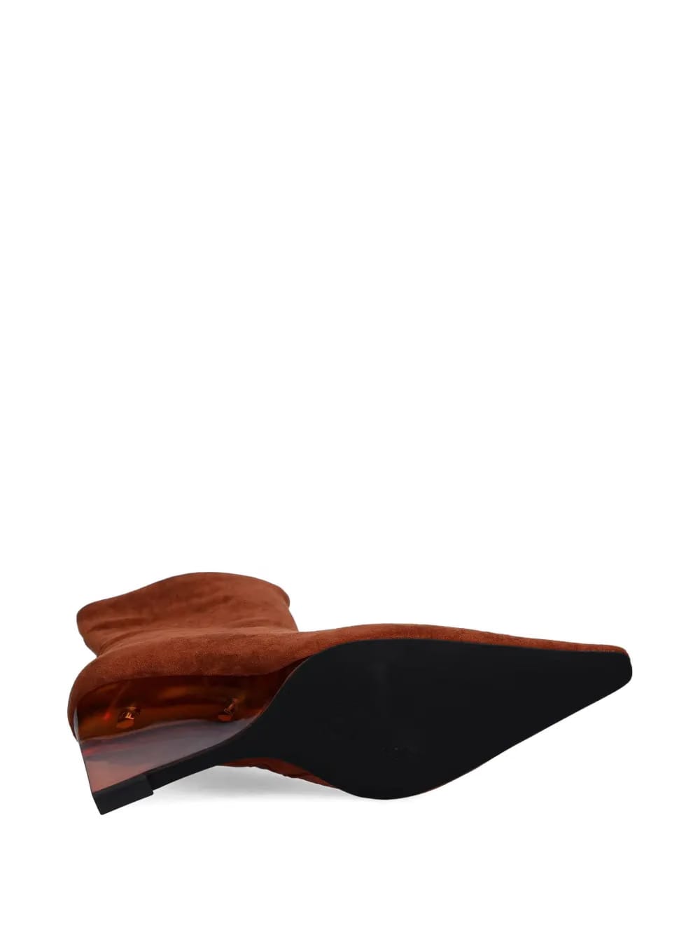 Beth-Anne wedge-heel point-toe boots