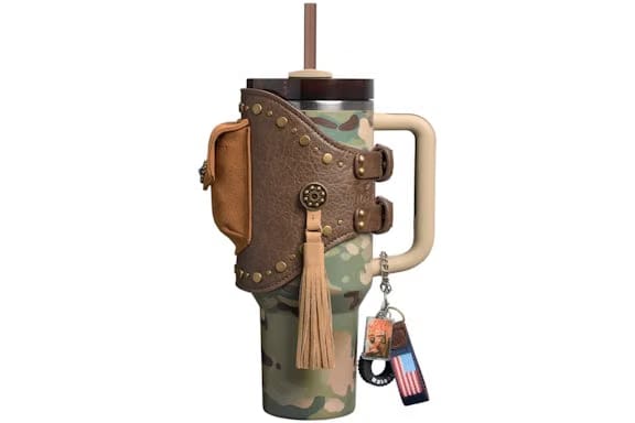 Stanley x The Post Malone Flowstate Quencher 40oz Tumbler With Pouch Belt Post Malone MultiCam