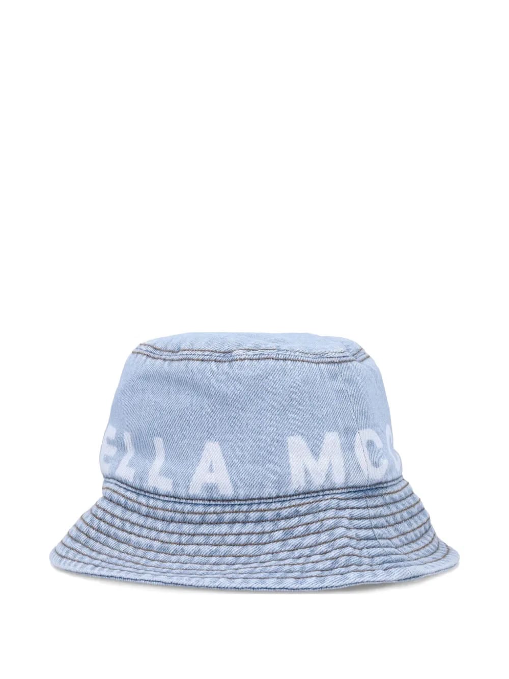 logo-print bucket hat