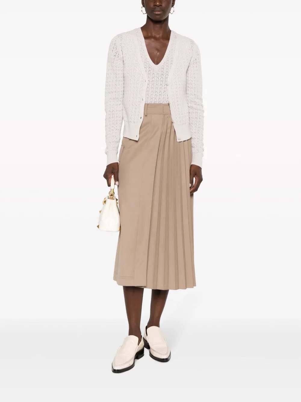 V-neck cashmere cardigan