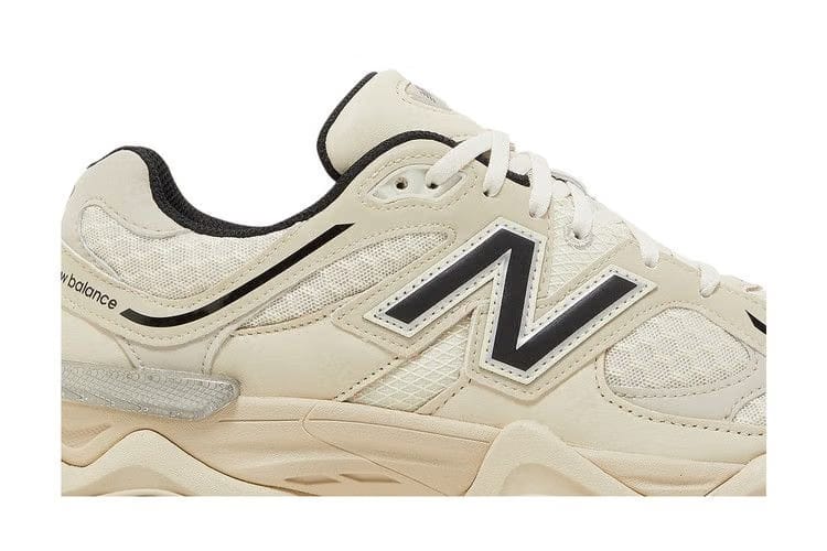 NEW BALANCE 9060 'LOGO LEATHER AND MESH SNEAKER'