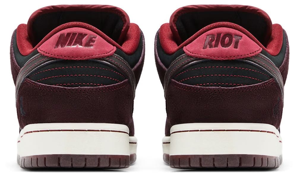 RIOT Skateshop x Dunk Low Pro SB QS Mahogany Dark Beetroot