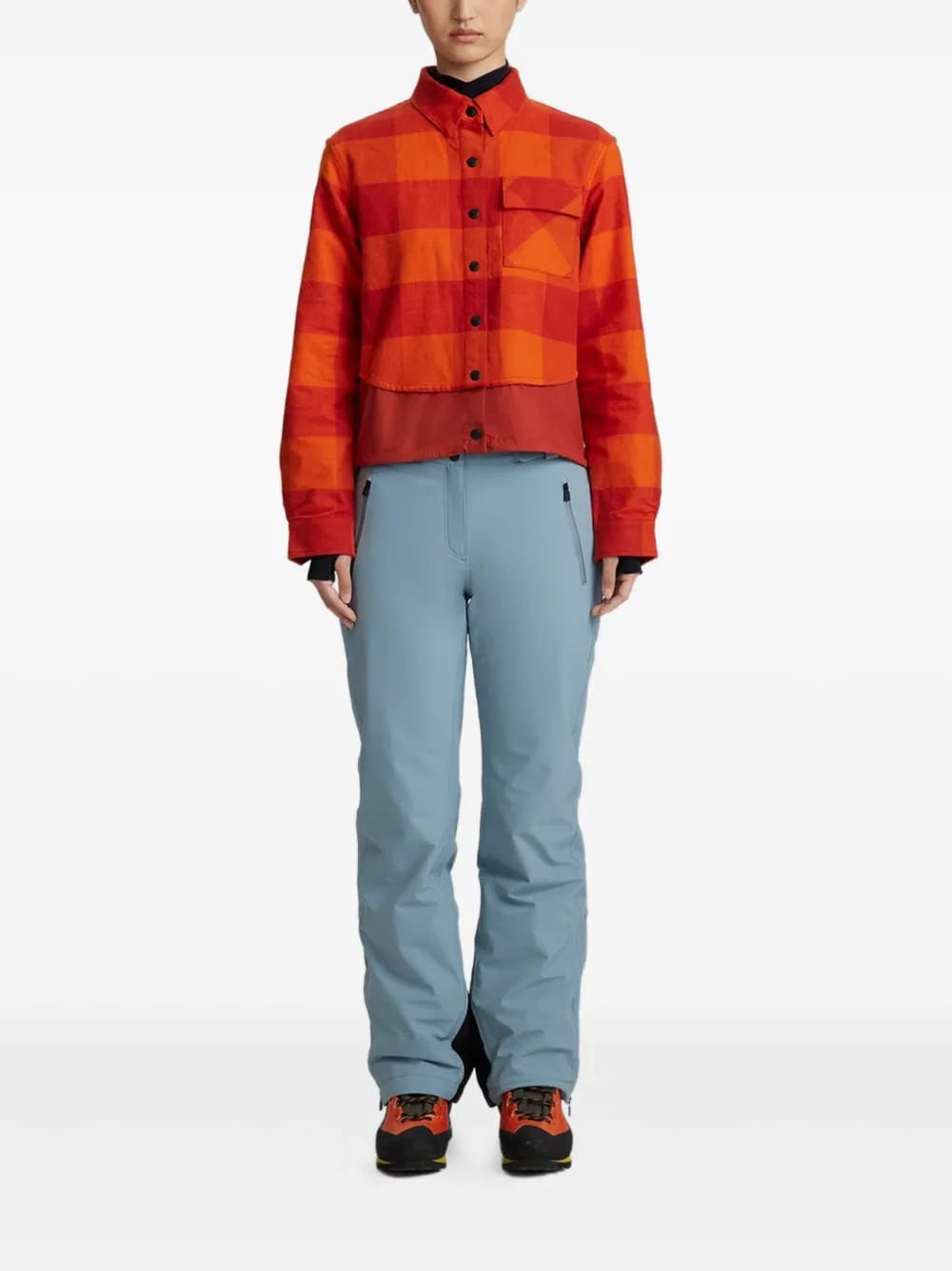 check pocket ski shirt