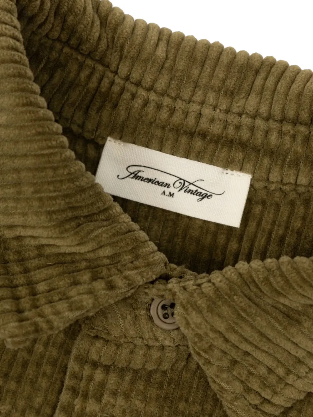 buttoned corduroy shirt