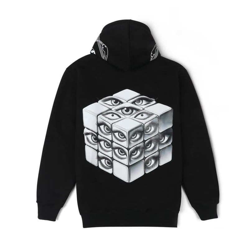 The Eyes Cube Zipper Hoodie