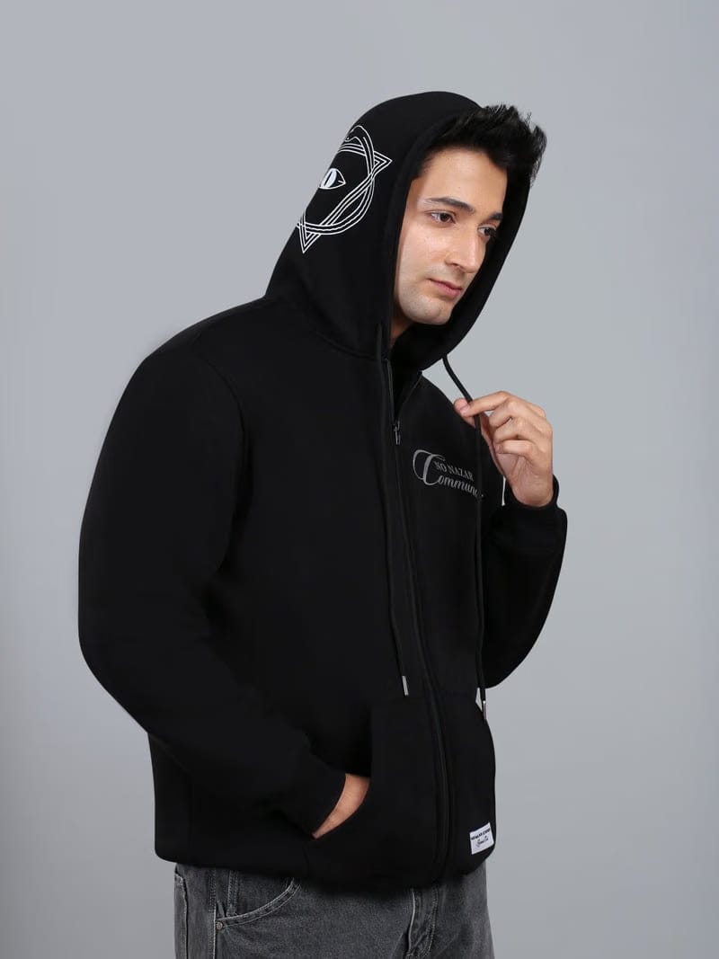 The Eyes Cube Zipper Hoodie