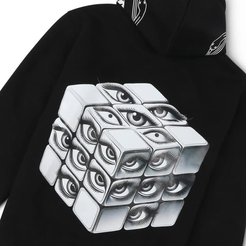 The Eyes Cube Zipper Hoodie