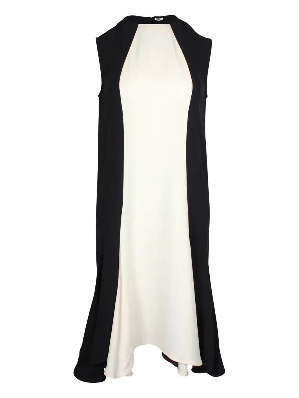 flared sleeveless dress