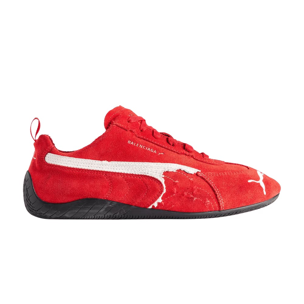Balenciaga x Speedcat Suede Red White