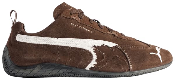 Balenciaga x Speedcat Suede Brown White