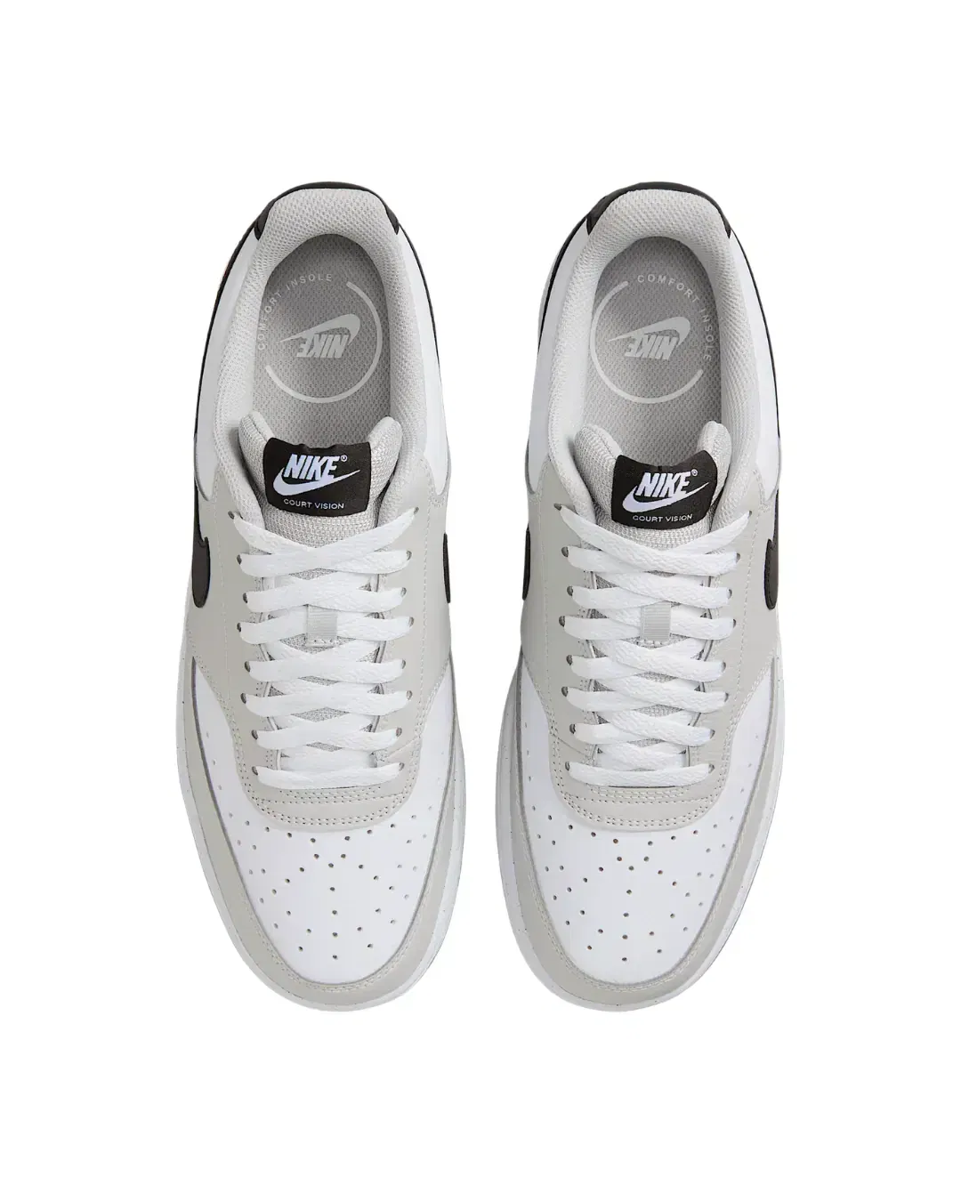 Nike Court Vision Low 'Grey Fog White Black'
