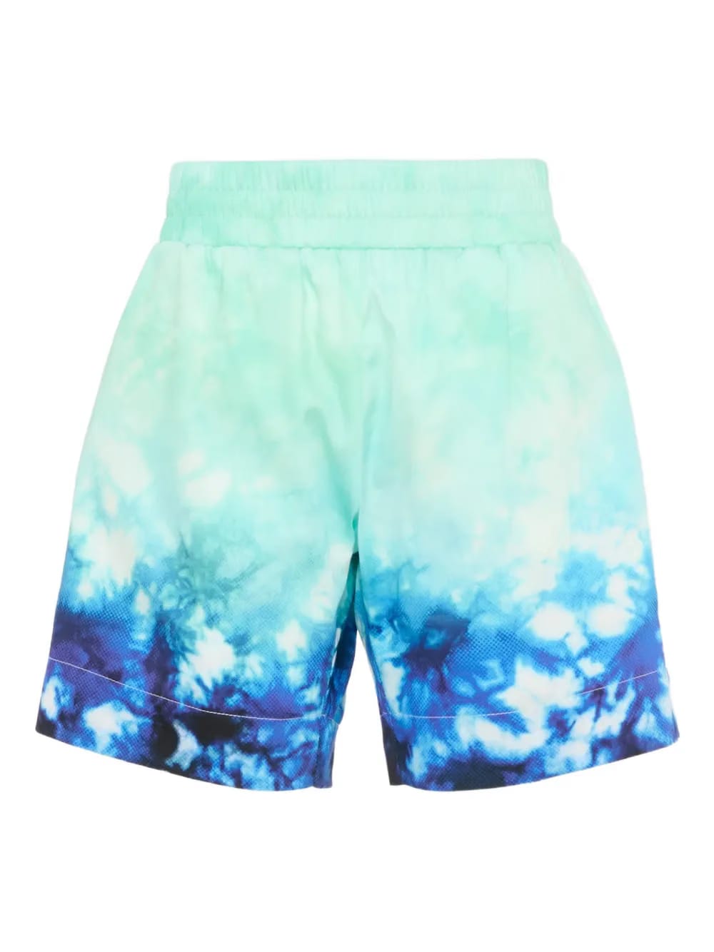 tie-dye side-pocket shorts