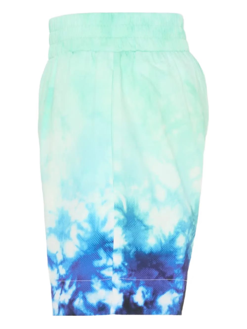 tie-dye side-pocket shorts