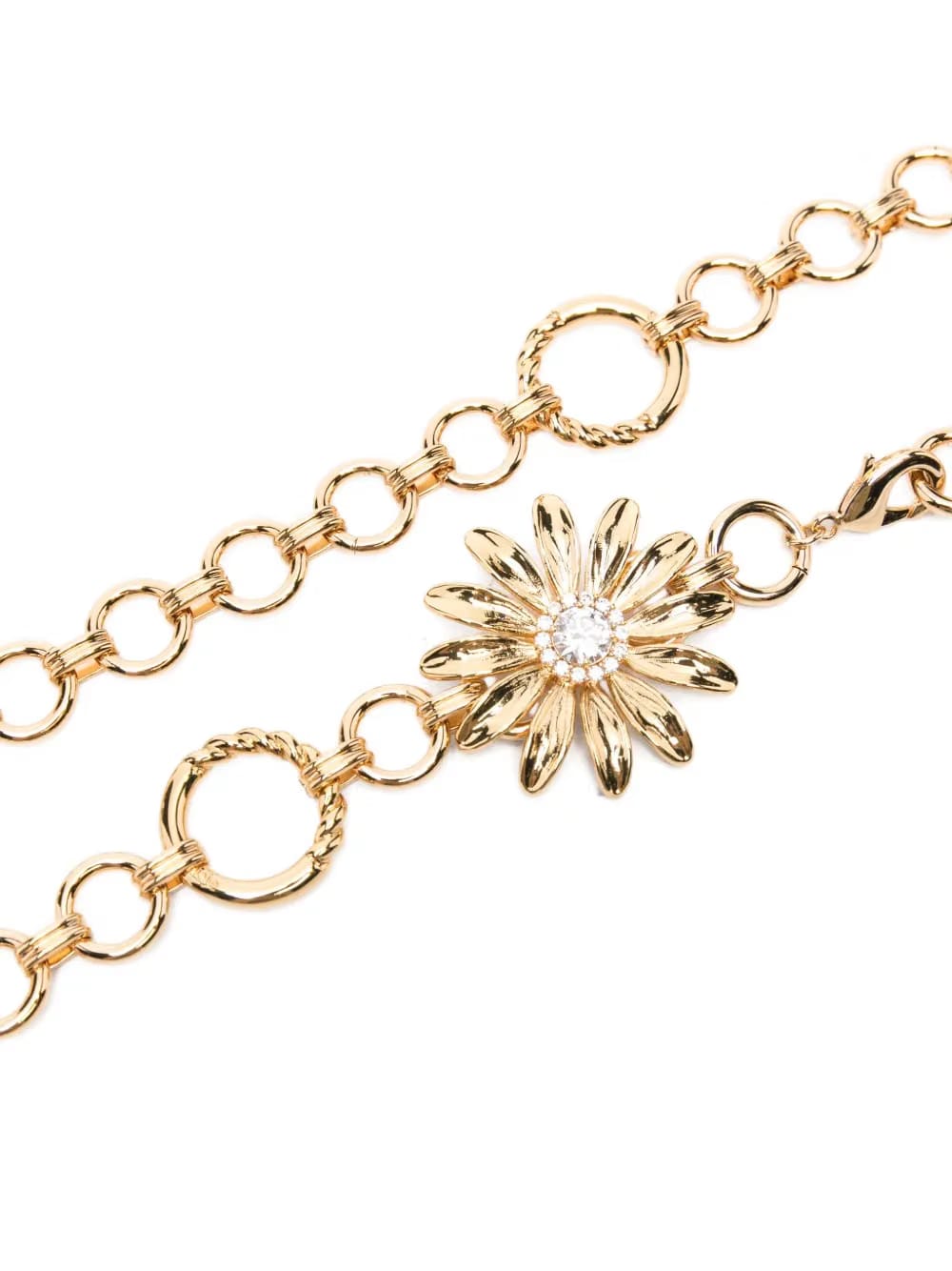 flower zirconia chain belt