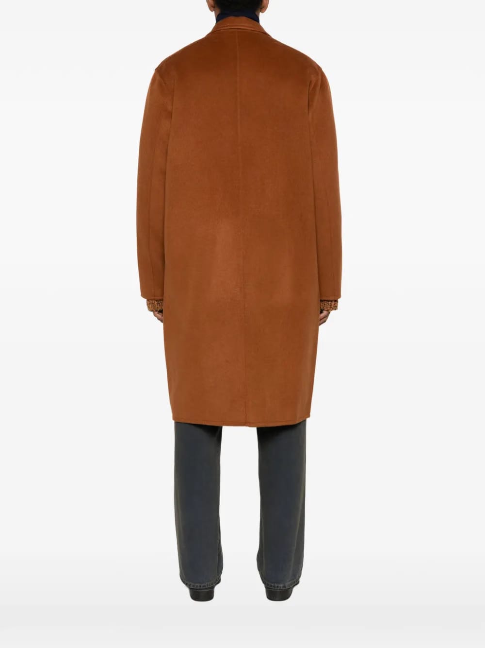 button-up wool coat