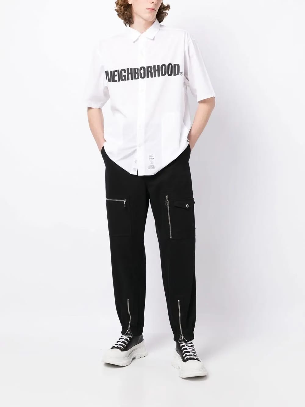 NEIGHBORHOOD Trad Shirt White
