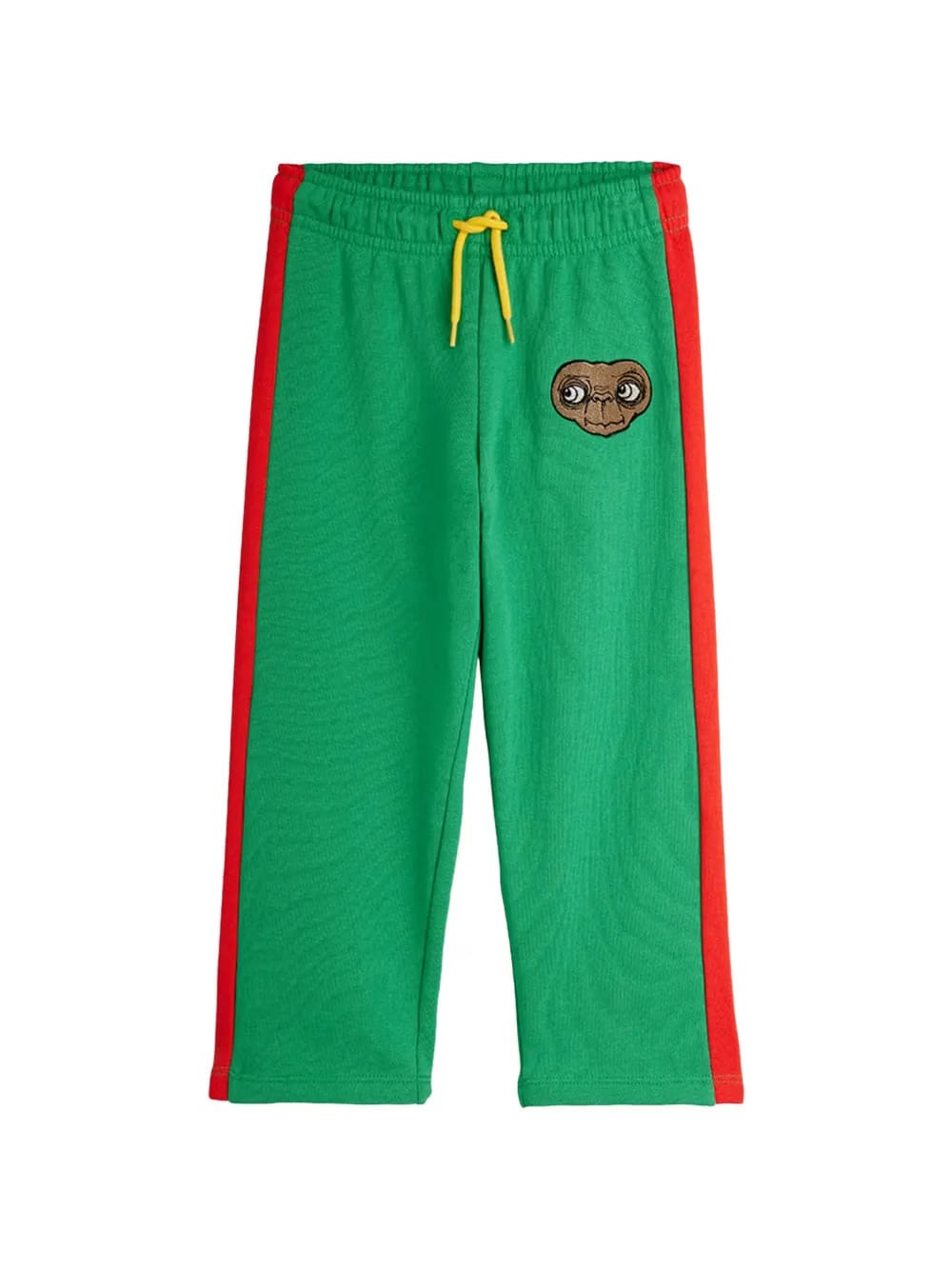 side-stripe ET-embroidered trousers