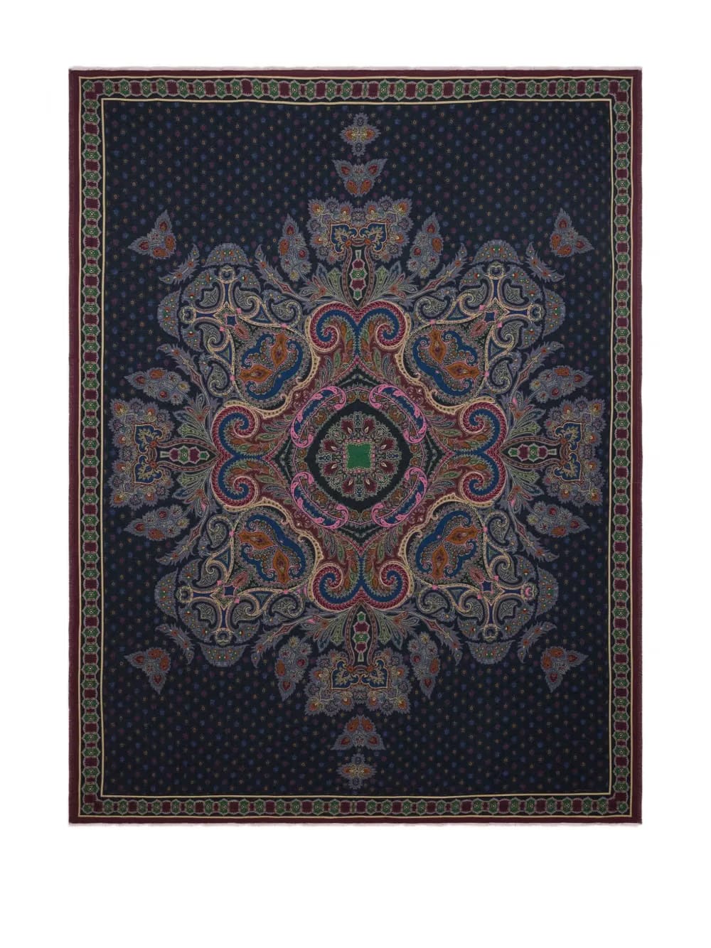 placed-print wool blanket (140cm x 180cm)