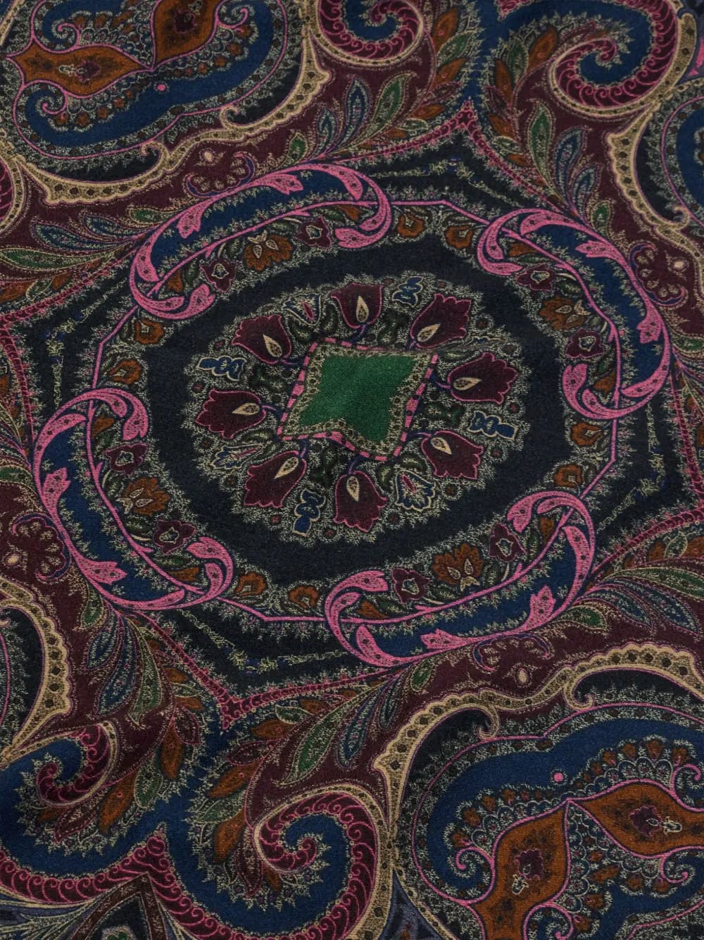 placed-print wool blanket (140cm x 180cm)