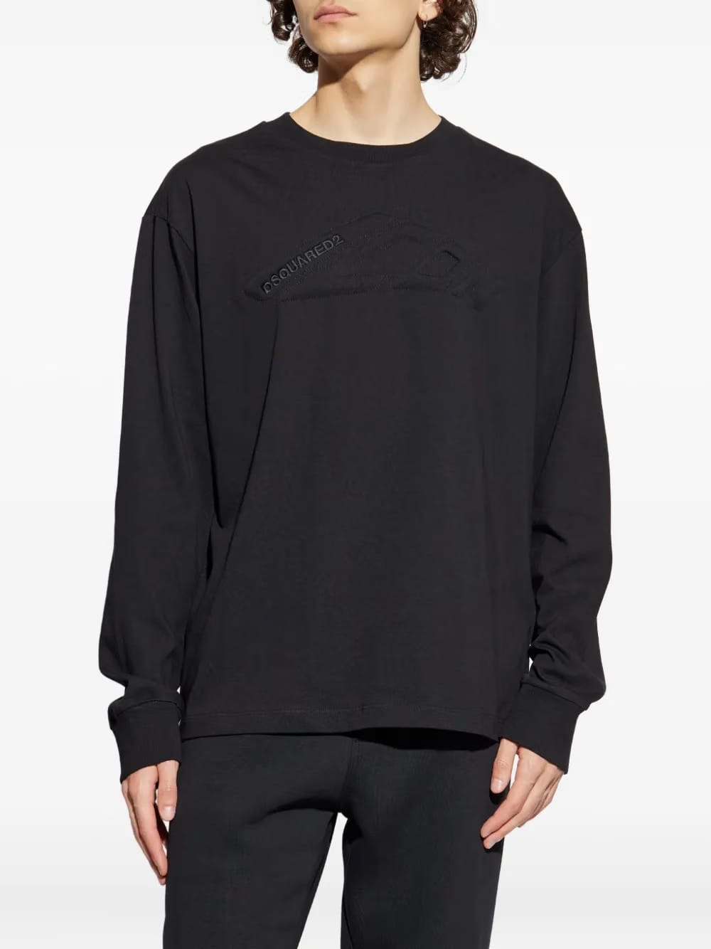 logo-embellished long-sleeve T-Shirt