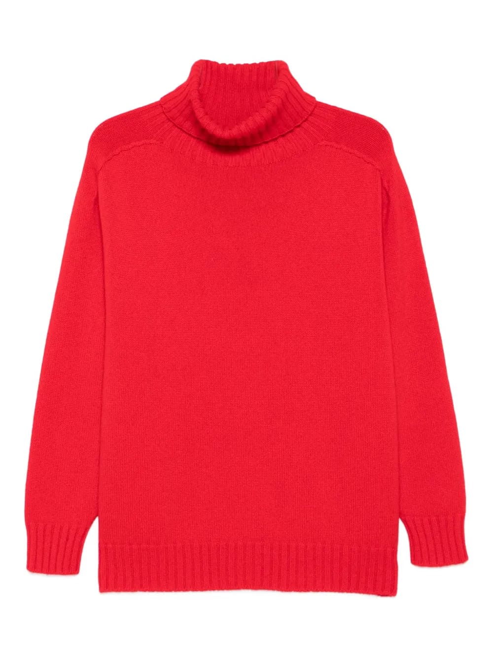 roll-neck raglan-sleeve sweater