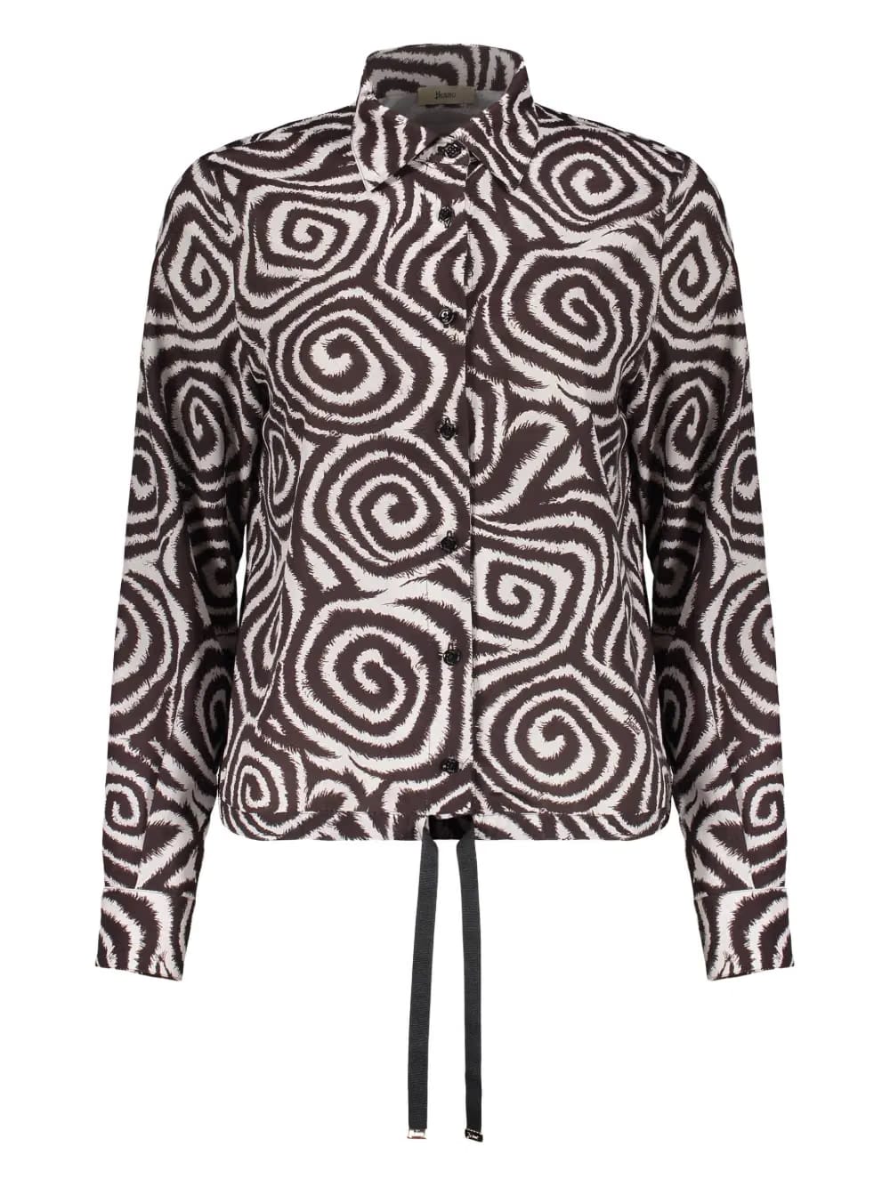 jacquard button shirt