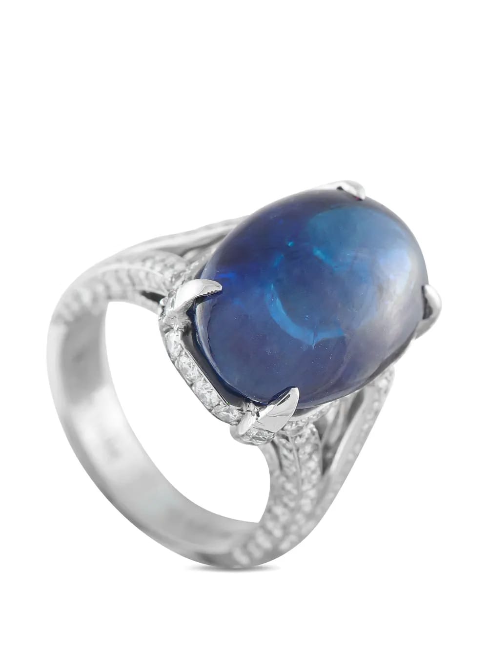 diamond and sapphire ring