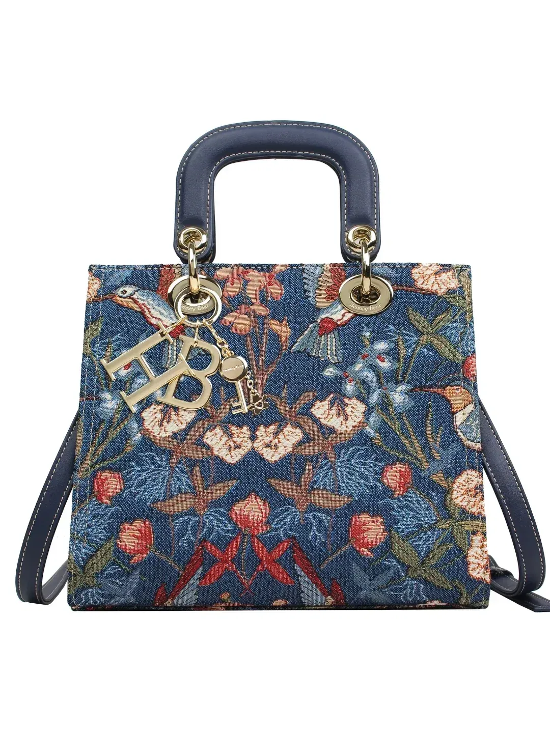 Blue Hummingbird Top Handle (H-931-TH-BHB)