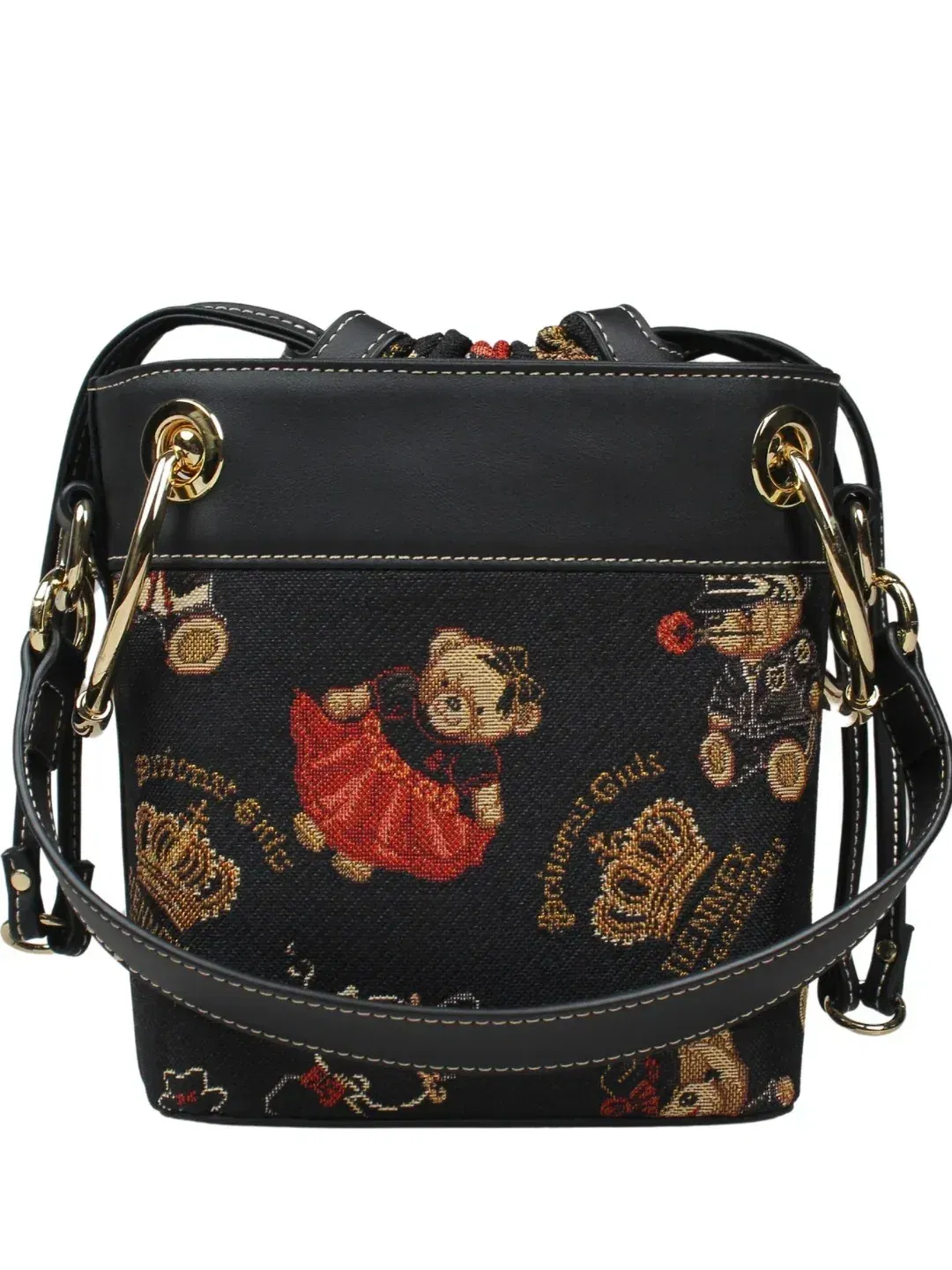 Crown Bear Bucket Bag (H-360-BKT-CRB)